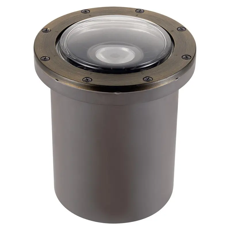 Kichler 16023CBR27 VLO 15° In-Ground LED Accent Light, Centennial Brass, 2700K