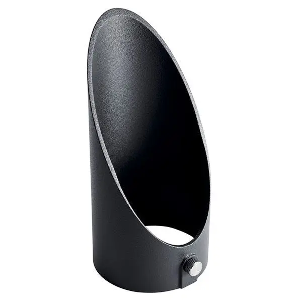 Kichler 16068BKT VLO Large Accent Long Cowl, Textured Black