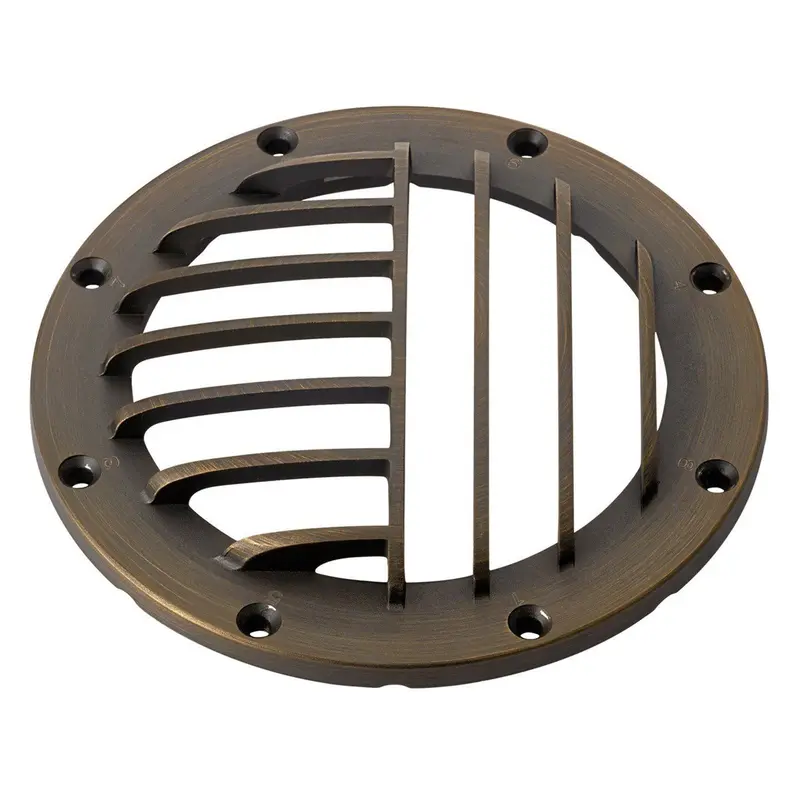 Kichler 16096CBR VLO In-Ground Rock Guard, Centennial Brass