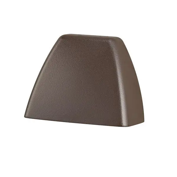 Kichler 16111AZT30 Four Corners LED Deck Light, Textured Architectural Bronze, 3000K