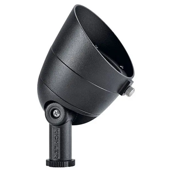 Kichler 16153BKT27 300-Lumen 2700K 10° LED Landscape Spotlight – Textured Black