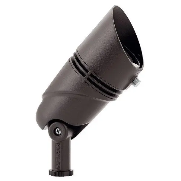 Kichler 16162AZT27 2700K 60° VLO LED Landscape Wide Flood – Textured Architectural Bronze
