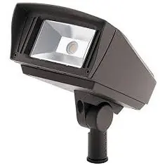 Kichler 16221AZT30 C-Series 1,000-Lumen 3000K LED Knuckle-Mount Flood – Bronze
