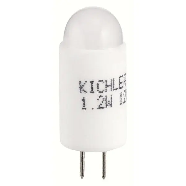 Kichler 18201 T3/G4 bi-pin 1W 85-Lumen 3000K 180° LED Lamp