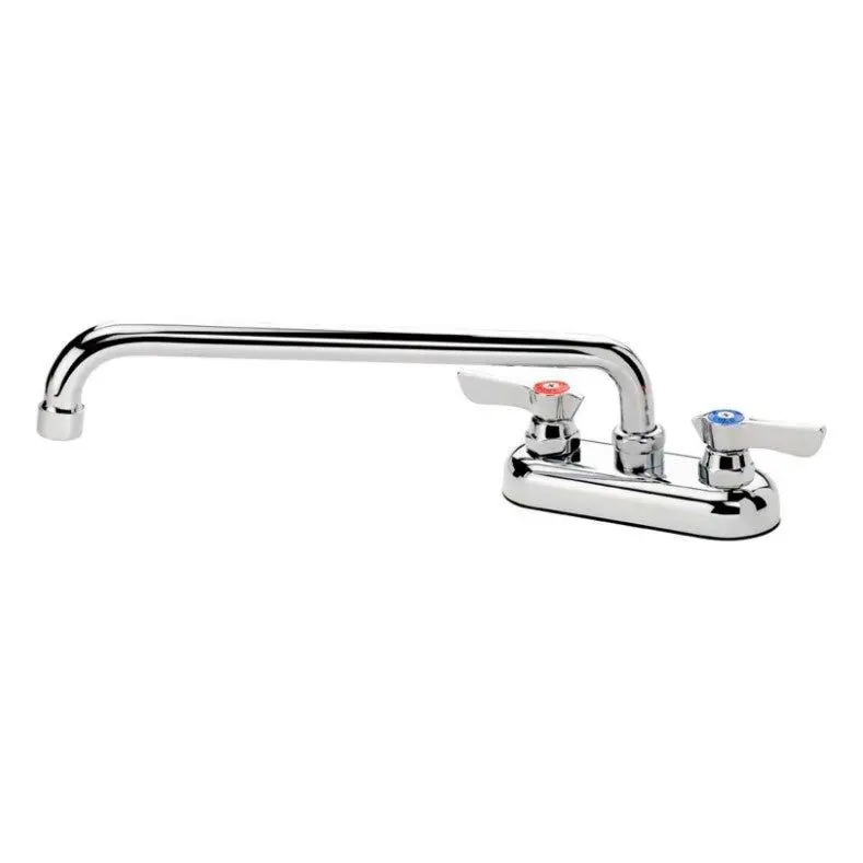 Krowne 11-412L Silver Series 4 in. Deck-Mount Faucet, 12 in. Spout