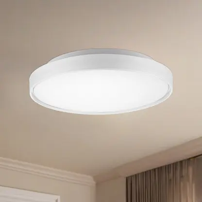 Kuzco Brunswick 18-in White LED Flush Mount FM43518-WH