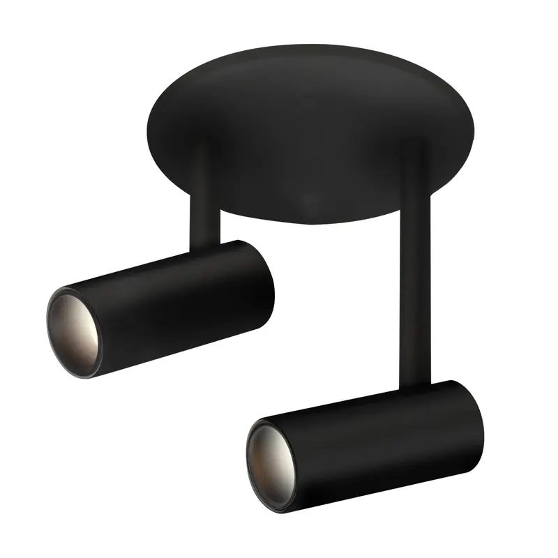 Kuzco Downey 3-in Black LED Semi Flush Mount SF15102-BK