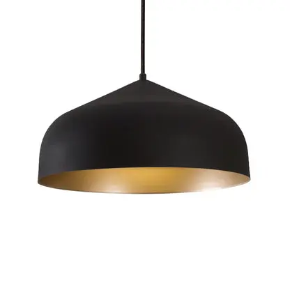 Kuzco Helena 17-in Black/Gold LED Pendant PD9117-BK/GD