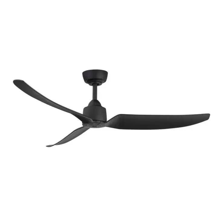 Kuzco Hugo 52-in Matte Black LED Exterior Ceiling Fan CF92952-MB