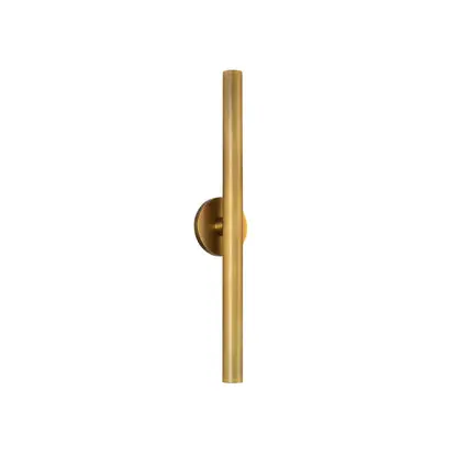 Kuzco Mason 24-in Vintage Brass LED Wall Sconce WS90424-VB
