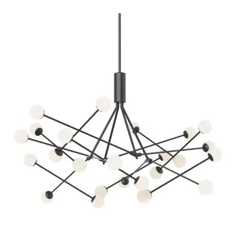 Kuzco Moto 56-in Black LED Chandeliers CH97358-BK