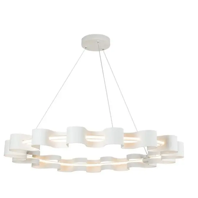 Kuzco Nami CH18035-AW 32-Inch LED Chandelier | Antique White