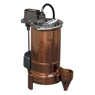 Liberty Pumps 287 1/2 HP Automatic Cast-Iron Sump/Effluent Pump with vertical magnetic float