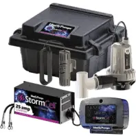 Liberty Pumps 442-25A StormCell 12V Backup Sump Pump System, 25A