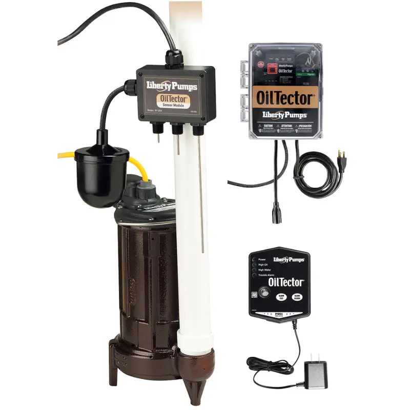 Liberty Pumps ELV250 Elevator Sump Pump System with OilTector Control, 1/3 HP