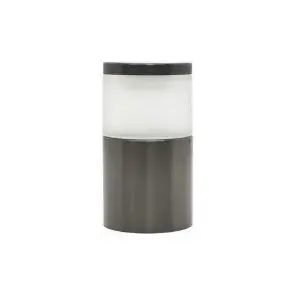 Lumien LAB-103 Brass Micro Bollard Hat, 360° Frosted with Brass Top