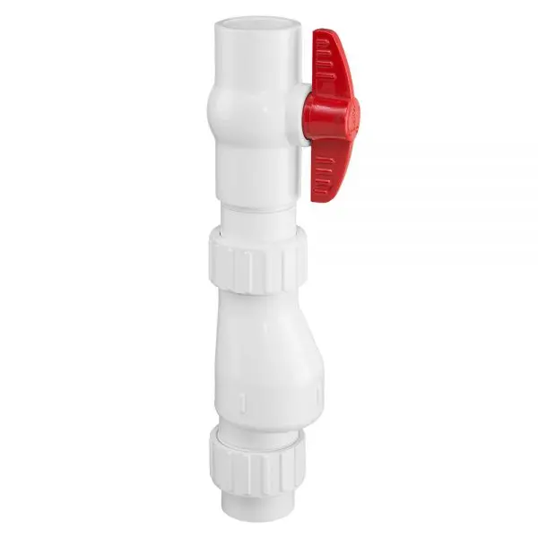 Magic Plastics 0860-20 2 in. Slip x Slip Ball-Check Combo Valve