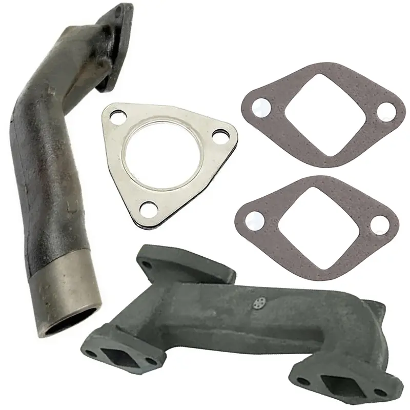 Manifold w/ Gaskets & Elbow Fits Massey Ferguson Replaces 736218M1