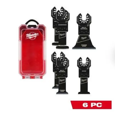 Milwaukee 49-10-9112 OPEN-LOK Multi-Tool Blade Variety Kit - 6 Piece