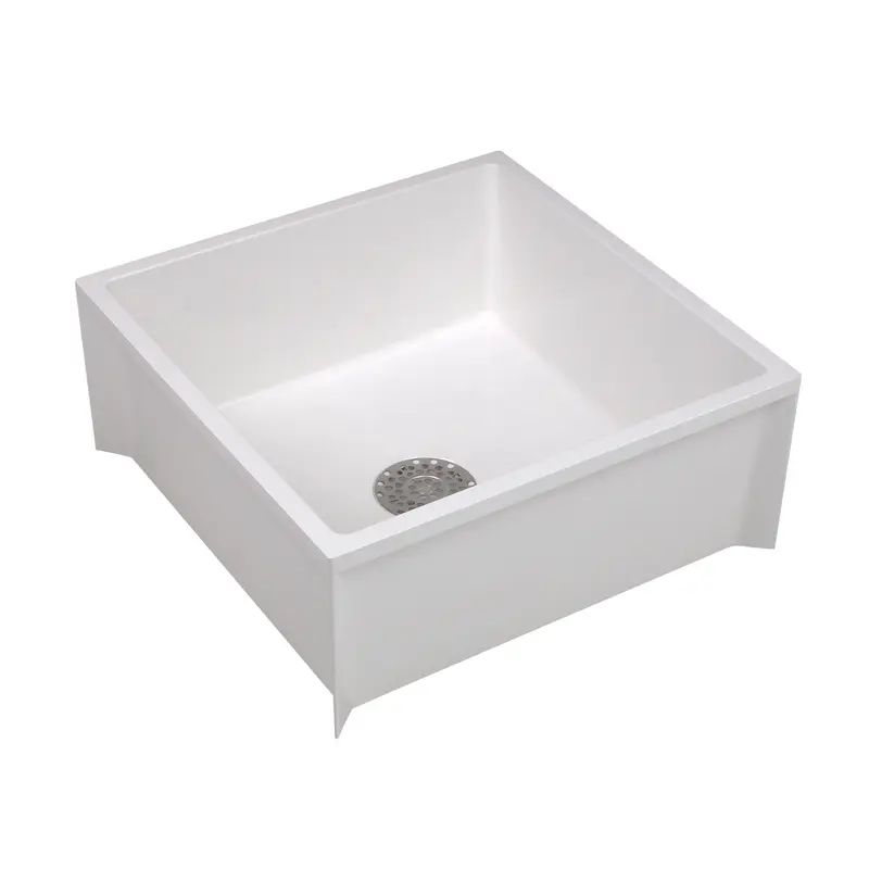 Mustee 63M DURASTONE Mop Service Basin - 24 x 24 x 10 in.