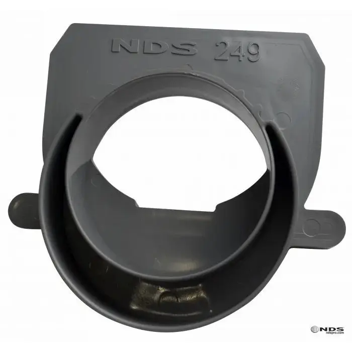 NDS 249 3 & 4 in. Spee-D Channel Offset End Outlet