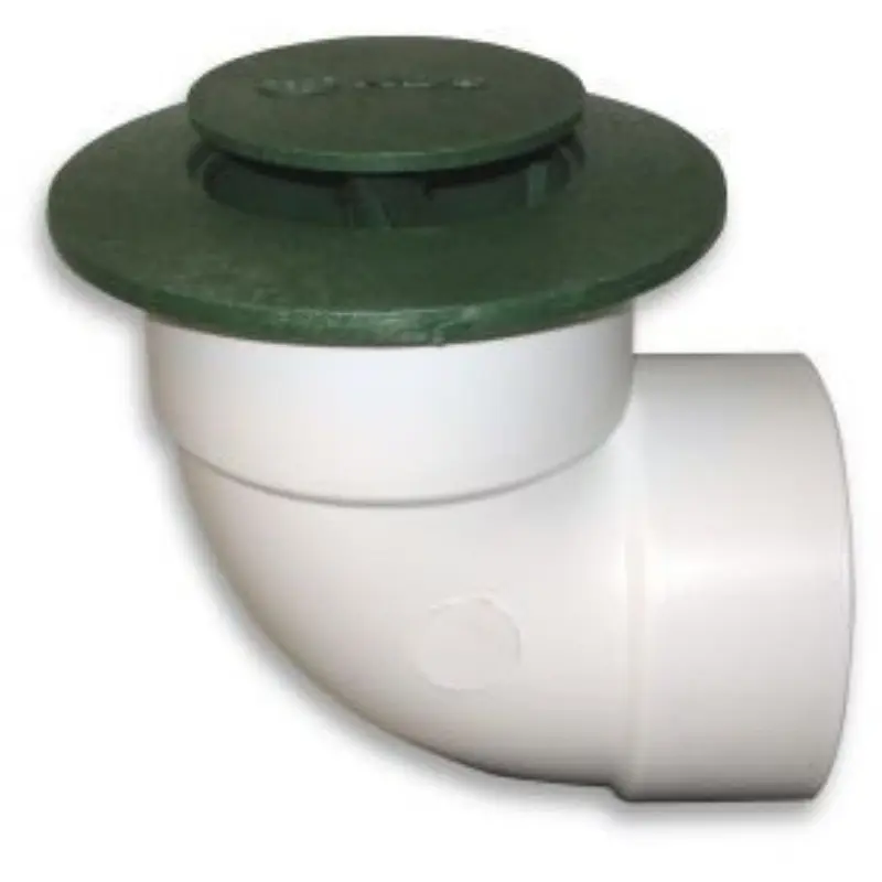 NDS 421 4 in. Pop-Up Drainage Emitter with SDR35 Elbow - Green