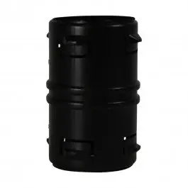 NDS 4C07 4 in. Corrugated Pipe Internal Coupling - Black