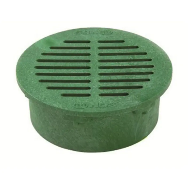 NDS 50SD 6 in. Round Drain Grate - Green