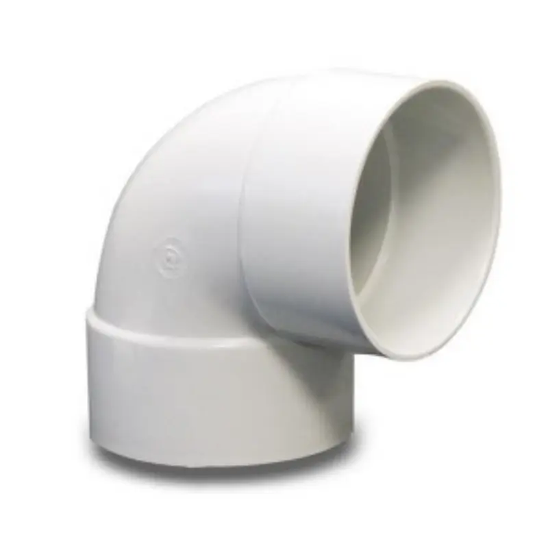 NDS 6P02 6 in. 90° PVC Sewer & Drain Elbow - Hub x Hub