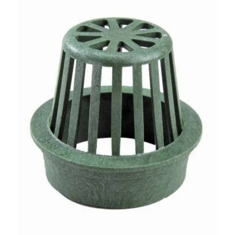NDS 80NSD 6 in. Round Atrium Drain Grate - Green