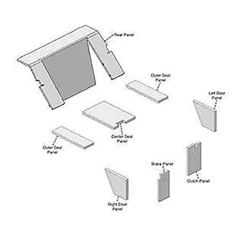 New Cab Foam Kit Fits Case-IH Tractor Models 786 886 986 1086 1486 1586 +