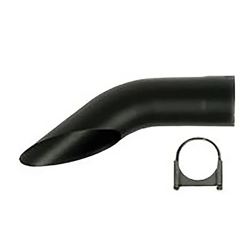 New Universal Product Tractor Curved 4 1/8 Inch Exhaust Extender With Clamp