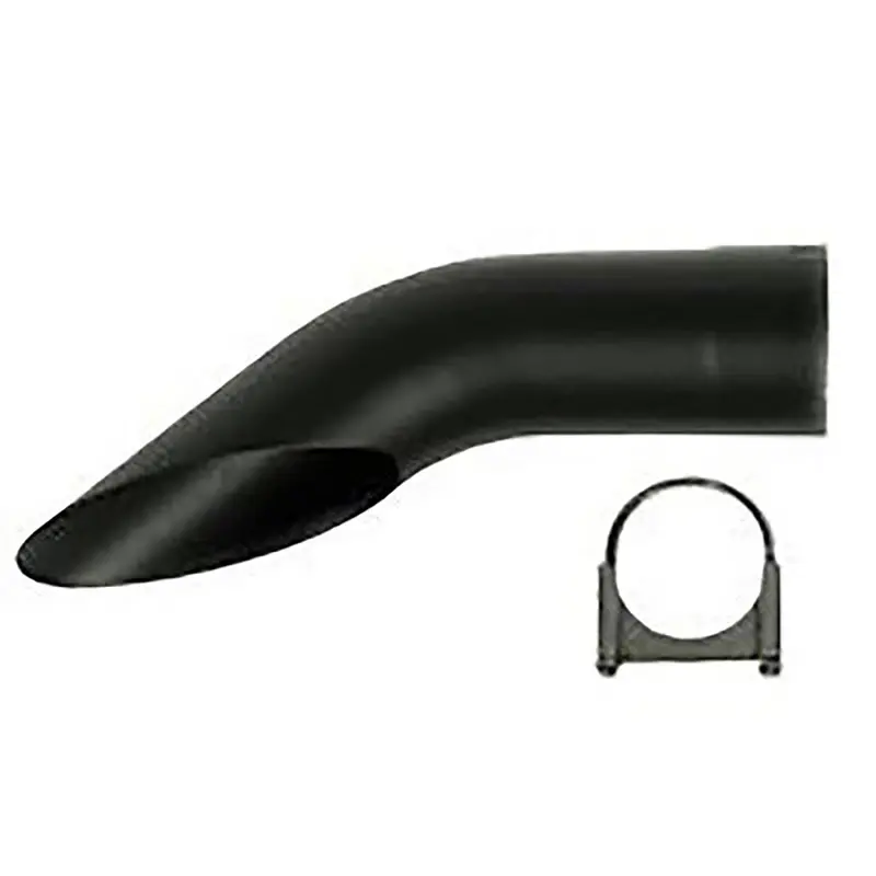 New Universal Products Tractor 4 1/2 Inch Curved Exhaust Extender With Clamp