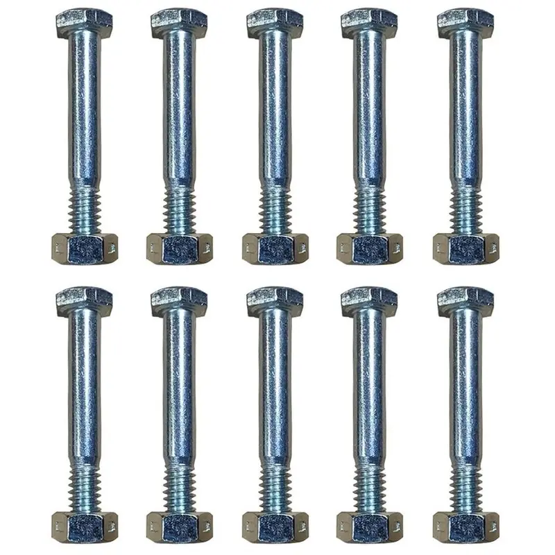 (Pack of 10) Shear Pin Bolt & Nut for Ariens - Gravely 05907100, 5907100, 59071