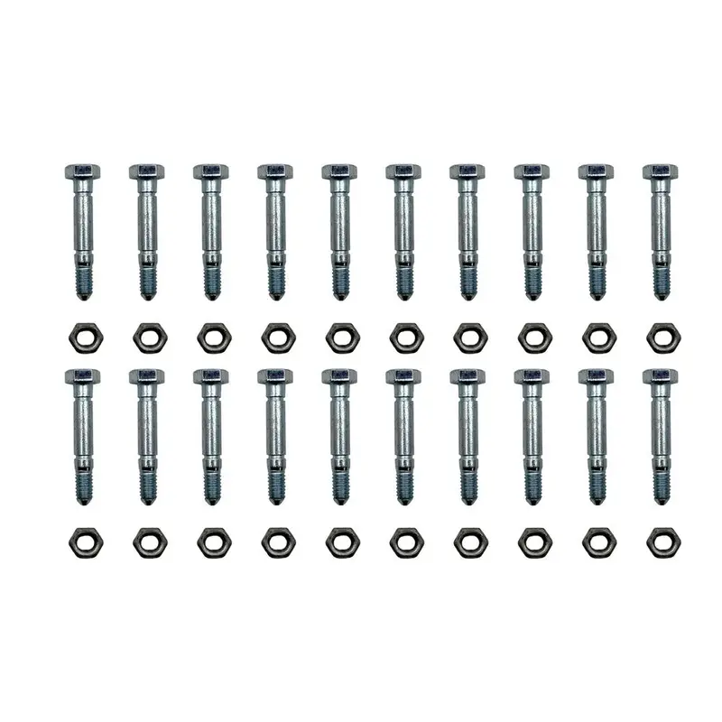 (Pack of 20) Shear Bolt & Nut for Snapper 1-3865 13865 7091550 7091550YP 91550