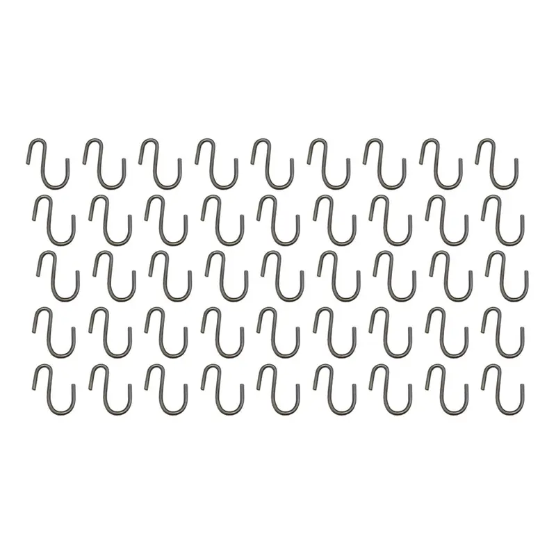 Pack of 50 Tarp Strap S Hooks Poly Shade Nursery Hanging Plant Flower Pot Hook