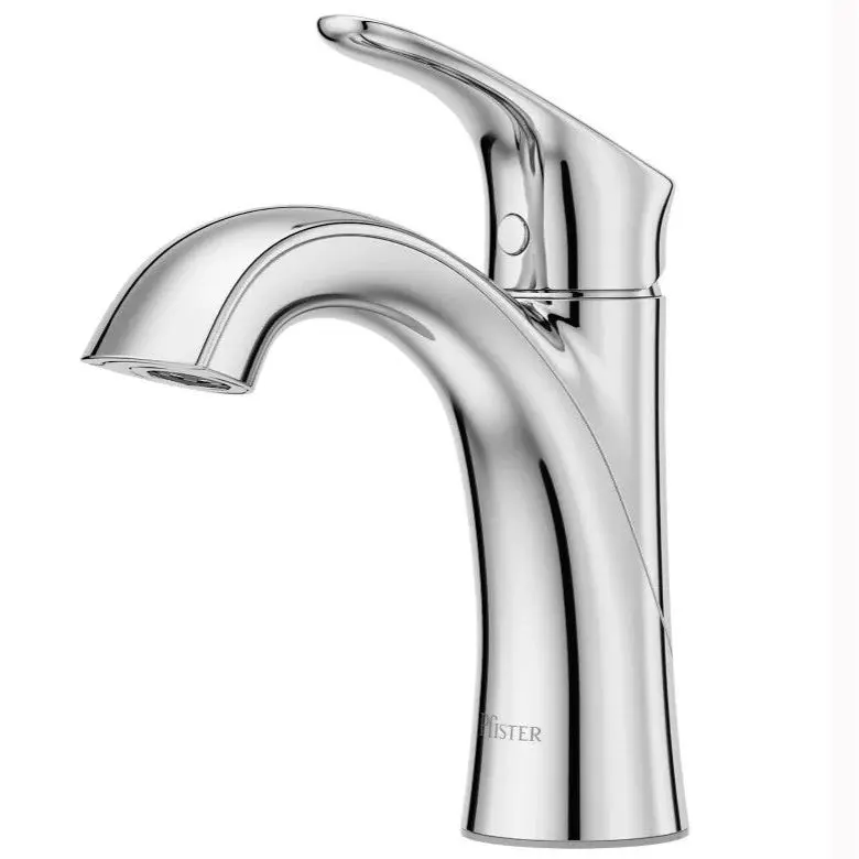 Pfister LG42-WR0C Weller Single-Control Bathroom Faucet with Push & Seal - Polished Chrome