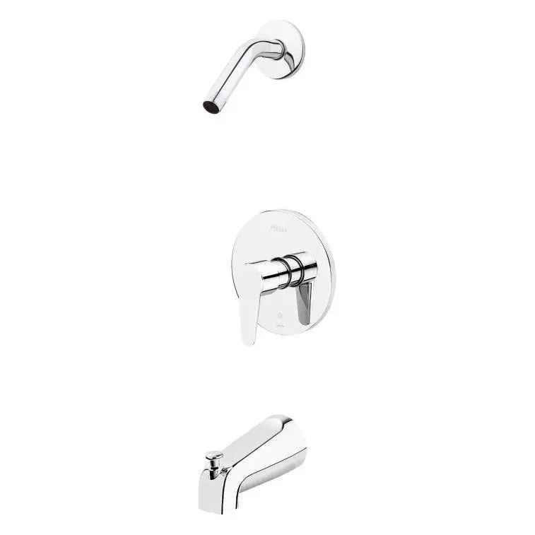 Pfister R89-0700 Pfirst Modern Tub & Shower Trim Without Showerhead - Polished Chrome