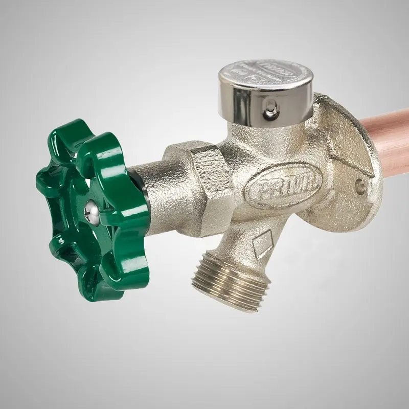 Prier C-144FX Anti-Siphon Freezeless Wall Hydrant – 3/4-inch crimp PEX