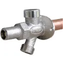 Prier C-244F04 4-Inch Loose-Key Anti-Siphon Wall Hydrant, 3/4-inch sweat (SWT)