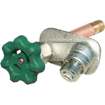 Prier C-434Y18 18-Inch Self-Draining Wall Hydrant, 1/2-Inch Press-Fit