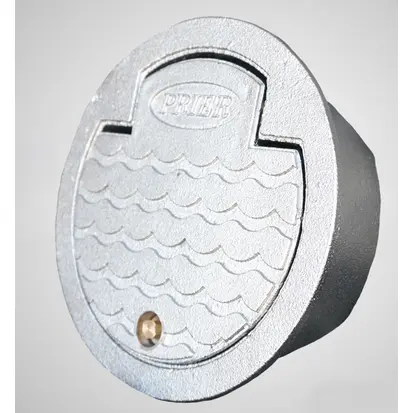 Prier C-634RB1 Round Satin-Nickel Cast-Brass Box for C-634