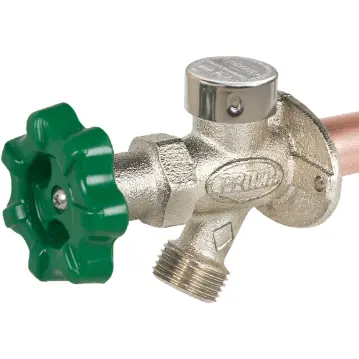 Prier P-164Y22 22-Inch Quarter-Turn Wall Hydrant, 1/2-Inch Press-Fit