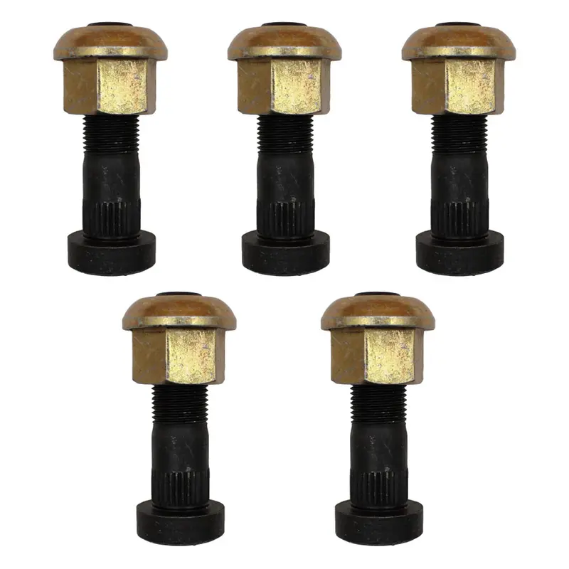 Qty. 5 Wheel Stud w/ Nut   Fits JCB Replaces 826/00923