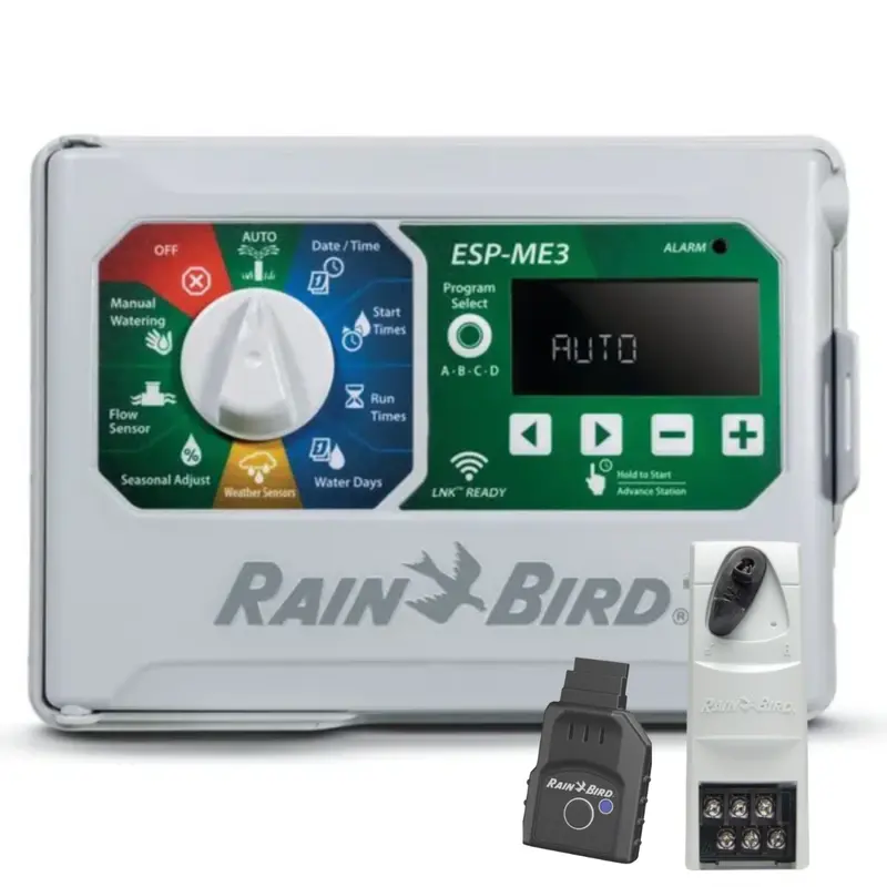 Rain Bird - ESP4ME3-ESPSM6-LNKWIFI - 4 Station Controller (Bundled with (1)SM6 Module, (1) LNKWIFI Module)