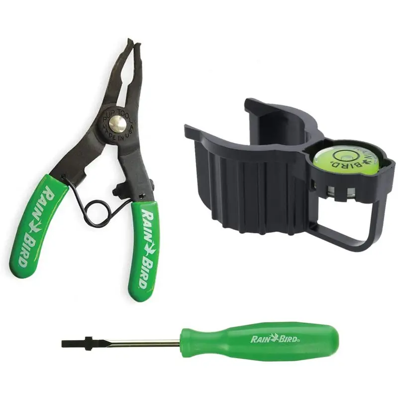 Rain Bird - PTC1/RT/HUT - Irrigation Lawn Sprinkler System OEM Pull Up Hold Up Bubble Level Adjustment Tool Screwdriver Spray Head Pop Up Set