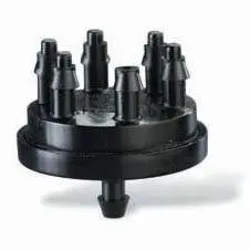 Rain Bird XB106 Six-Outlet Xeri-Bug — 1 GPH per Outlet, Black Barb Inlet
