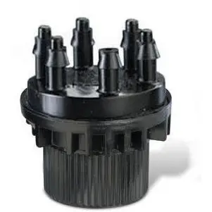 Rain Bird XBT106 Six-Outlet Xeri-Bug — 1 GPH per Outlet, 1/2-Inch FPT