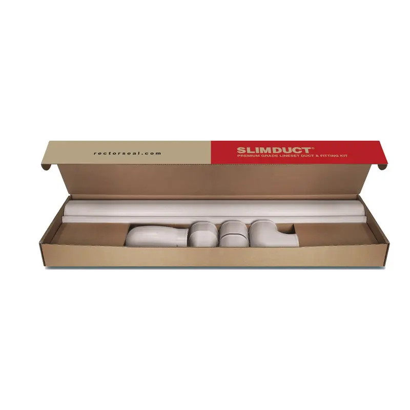 Rectorseal - 85005 - Slimduct 2.75" Wall Duct Kit, White 77