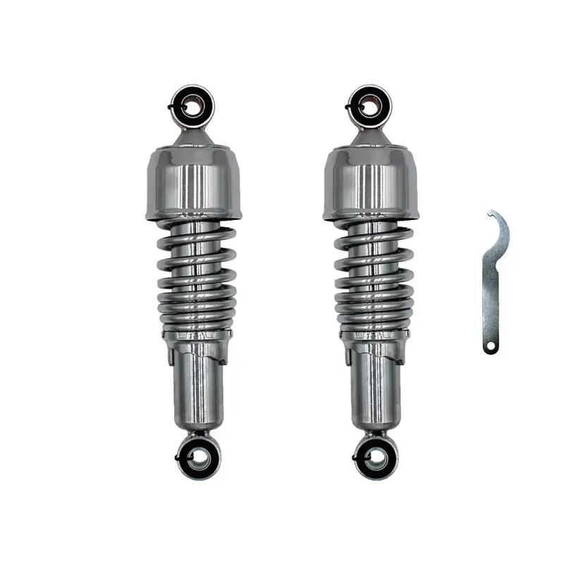 Replacement Rear Chrome Shock Set 10.5" Fits Harley Davidson Sportster 883